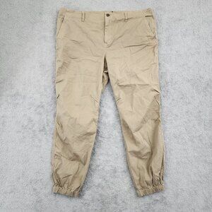 Lauren Ralph Lauren Womens Beige Jogger Pants 16 Cotton/Elastane Blend  28CT